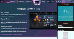Desktop Screenshot of dota2mods.com